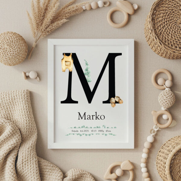 personalizirani okvir za bebe, grafika za rođenje djeteta, personalizirani poster za rođenje djeteta, poster za rođenje djeteta, grafika s podatcima rođenja, posteri za dječju sobu, slika za dječju sobu, slika s podatcima rođenja, pokloni za bebe, pokloni za babinje, pokloni za krštenje, pokloni za curice, pokloni za djevojčice, pokloni za dečke, pokloni za dječake, personalizirani pokloni