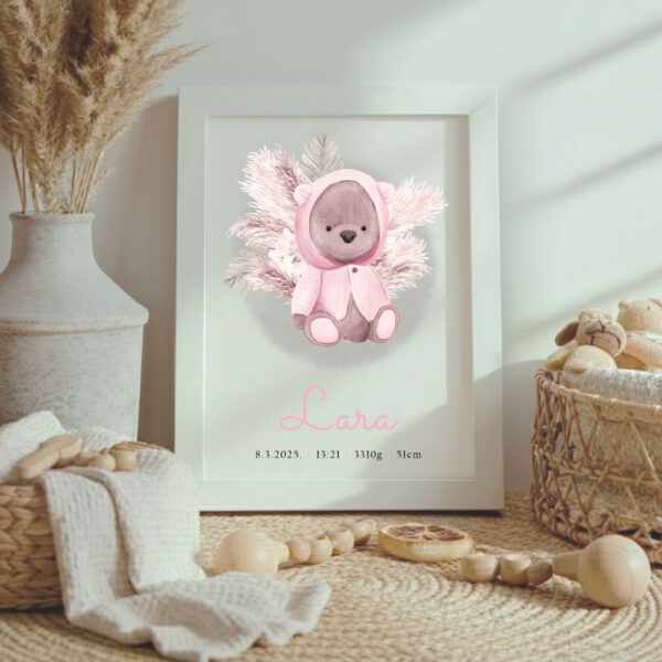 personalizirani okvir za bebe, grafika za rođenje djeteta, personalizirani poster za rođenje djeteta, poster za rođenje djeteta, grafika s podatcima rođenja, posteri za dječju sobu, slika za dječju sobu, slika s podatcima rođenja