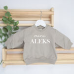 Personalizirani dječji pulover- svjetlo smeđi, personalizirani pokloni, pokloni za bebe, poklon za babine, poklon za babinje, poklon za rođenje djeteta, najljepši poklon za bebe, najljepši poklon za rođenje djeteta