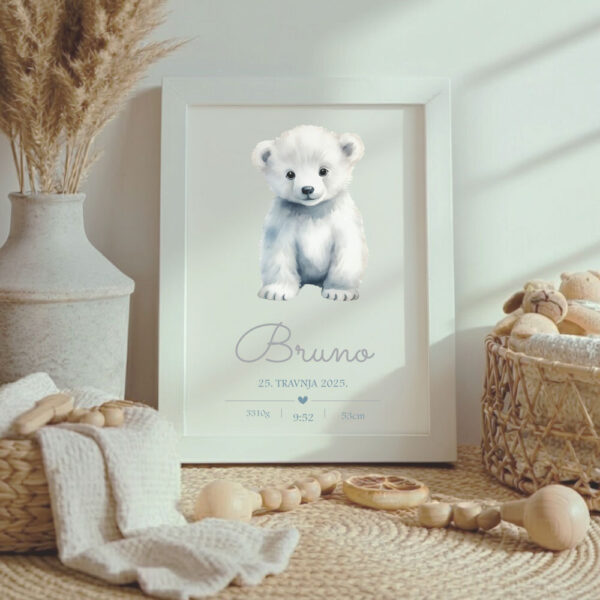 personalizirani okvir za bebe, grafika za rođenje djeteta, personalizirani poster za rođenje djeteta, poster za rođenje djeteta, grafika s podatcima rođenja, posteri za dječju sobu, slika za dječju sobu, slika s podatcima rođenja