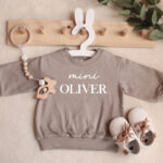 Personalizirani dječji pulover- roza, personalizirani pokloni, pokloni za bebe, poklon za babine, poklon za babinje, poklon za rođenje djeteta, najljepši poklon za bebe, najljepši poklon za rođenje djeteta