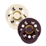 bibs, bibs dude, personalizirani pokloni, pokloni za novorođenče, pokloni za dječake, pokloni za djevojčice, unikatni poklni, pokloni za krštenje, pokloni za babinje, za bebe, pokloni za babine, Bibs Colour- Holiday Bow & Ivory/Plum