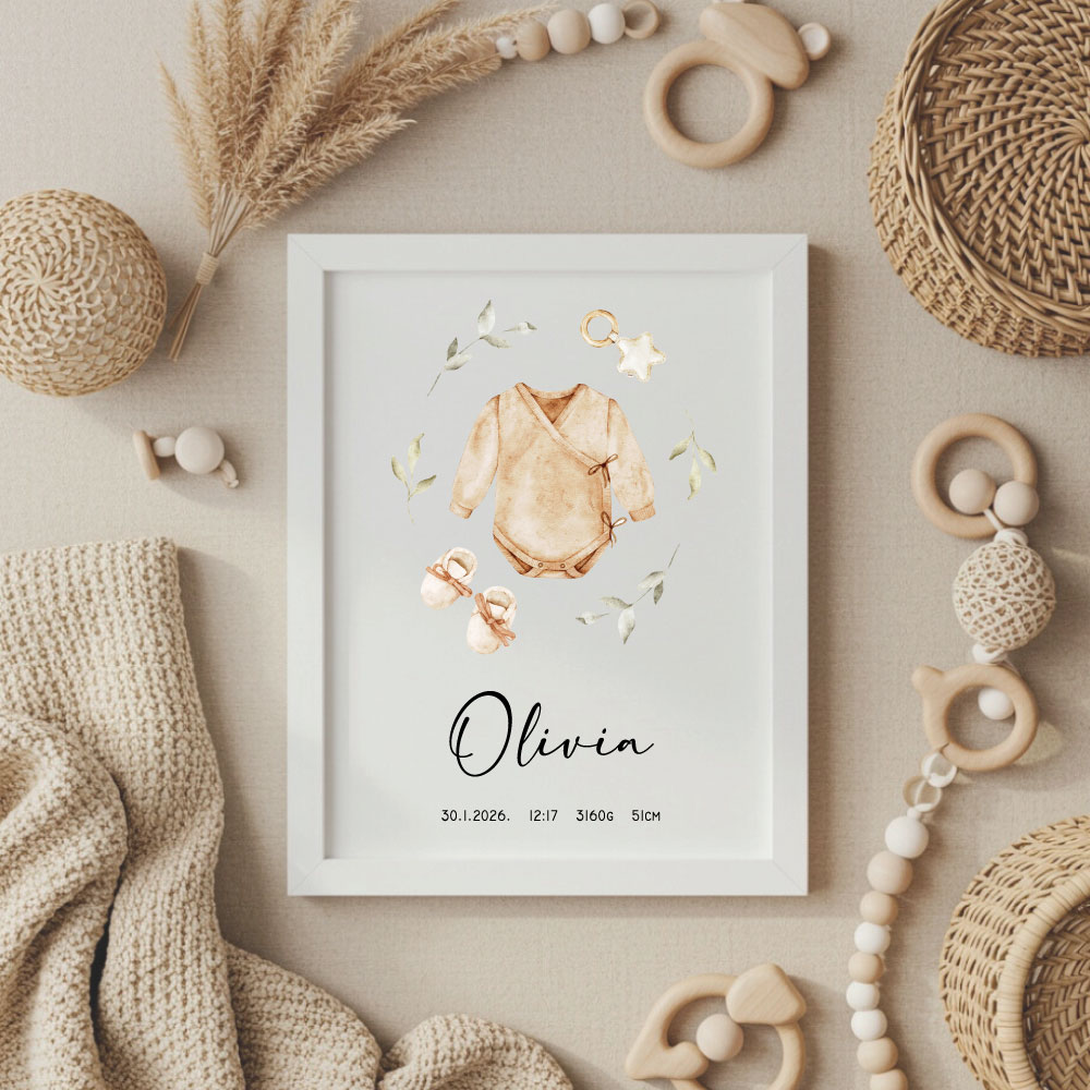 Grafika-mala-zvezdica personalizirani okvir za bebe, grafika za rođenje djeteta, personalizirani poster za rođenje djeteta, poster za rođenje djeteta, grafika s podatcima rođenja, posteri za dječju sobu, slika za dječju sobu, slika s podatcima rođenja